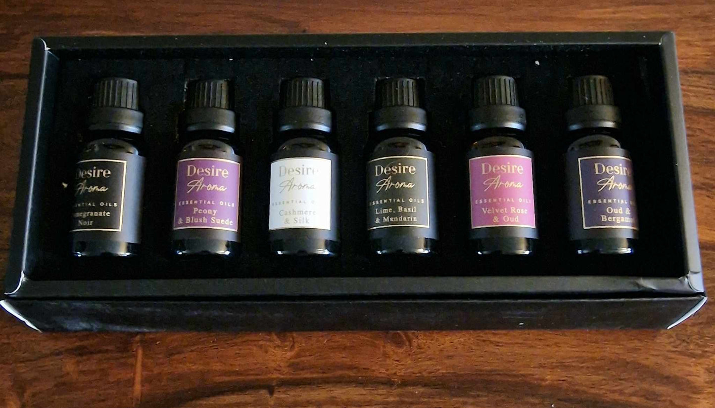 Desire Aroma Luxury Essential Oils 6pk