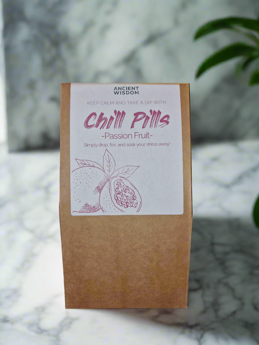 Chill Pills Mini Bath Bombs Pashion Fruit