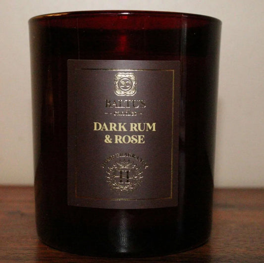 Baltus Luxury Rum & Rose Scented Candle