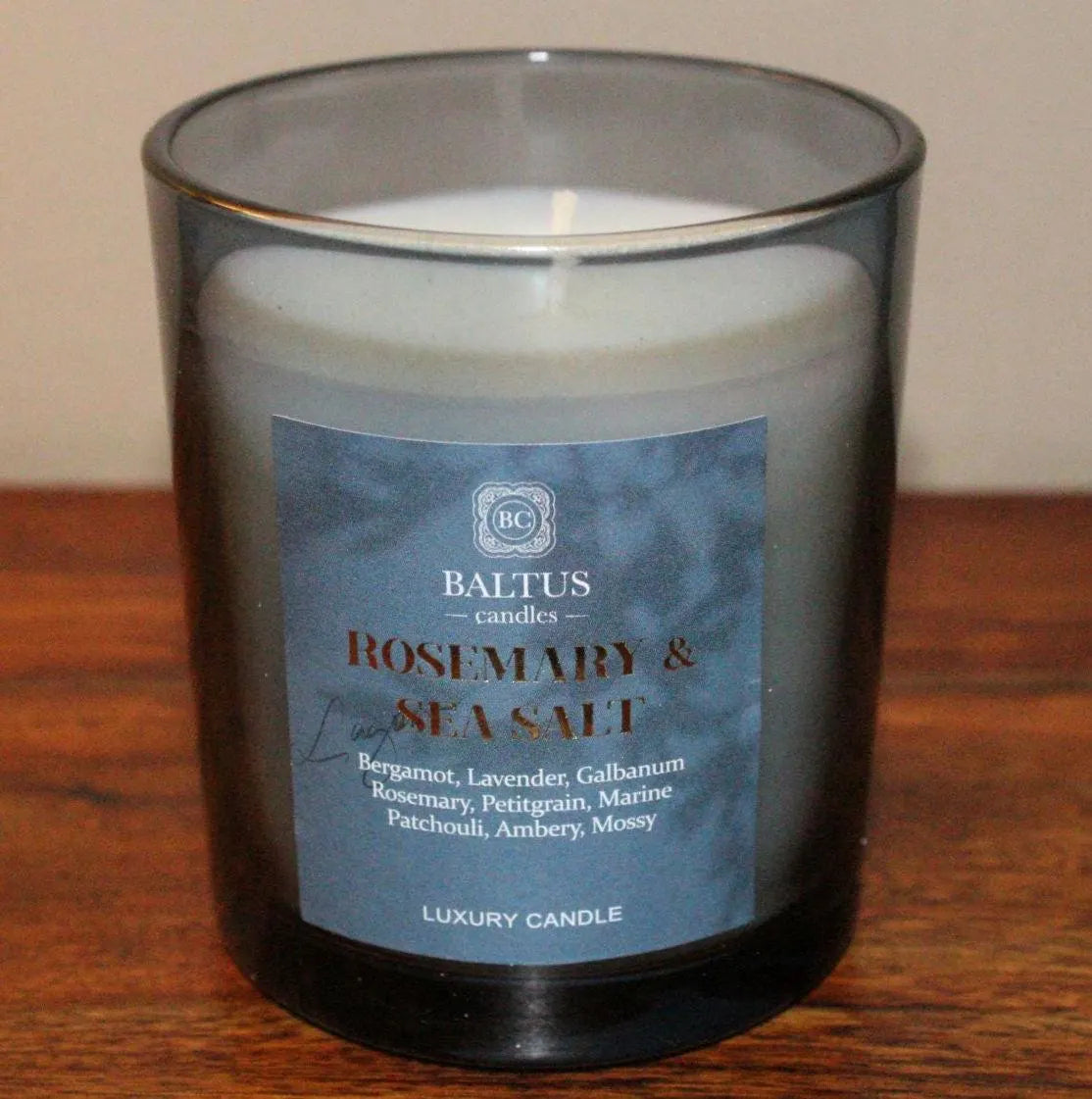 Baltus Luxury Rosemary & Sea Salt Scented Candle