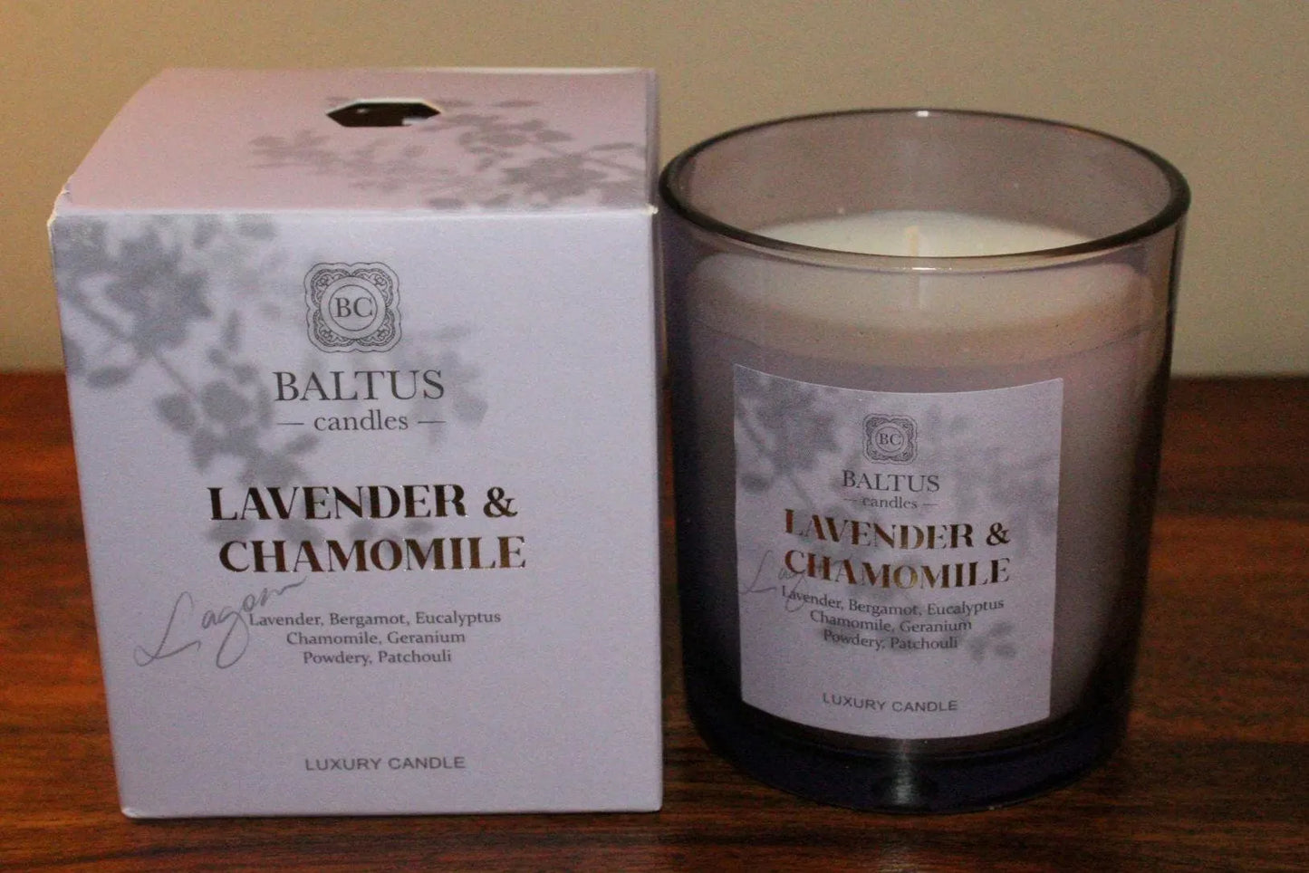 Baltus Luxury Lavender & Chamomile Scented Candle